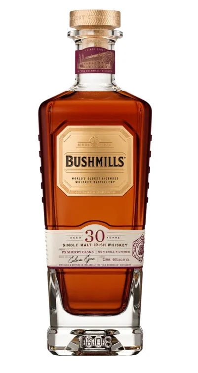 Bushmills PX Sherry Cask 30 Year Old Single Malt Scotch Whiskey