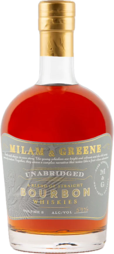 Milam & Greene Unabridged Cask Strength Volume 3 Bourbon Whiskey