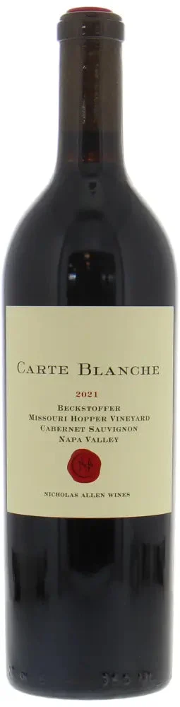 2021 | Carte Blanche | Beckstoffer Missouri Hopper Vineyard Cabernet Sauvignon - Wine