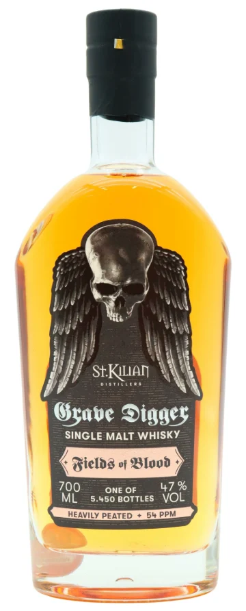 Grave Digger Fields Of Blood Heavily Peated Single Malt Whisky | 700ML - Whiskey