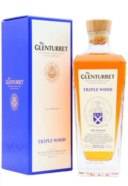 Glenturret 2025 Release Triple Wood Single Malt Scotch Whisky | 700ML - Whiskey
