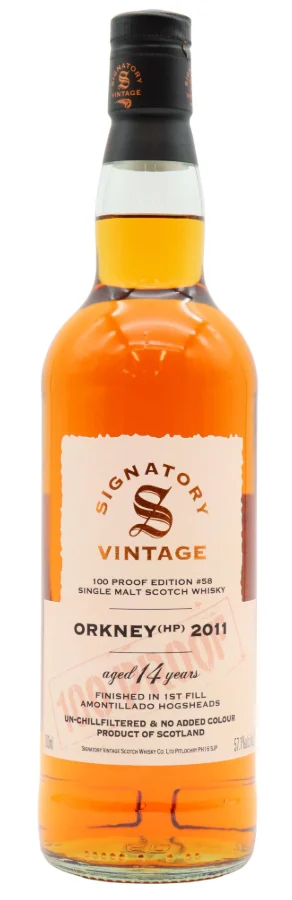 Highland Park Signatory Vintage 100 Proof - Batch #58 14 Year Old · 2011 Vintage Single Malt Scotch Whisky | 700ML