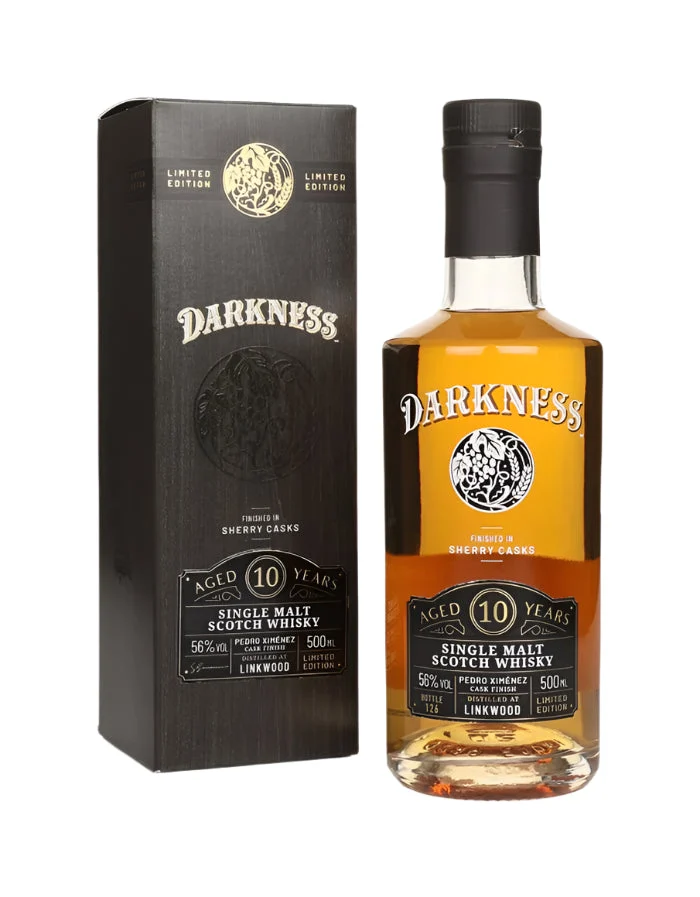 Linkwood 10 Year Old Pedro Ximenez Cask Finish (Darkness) Single Malt Scotch Whisky | 500ML - Whiskey