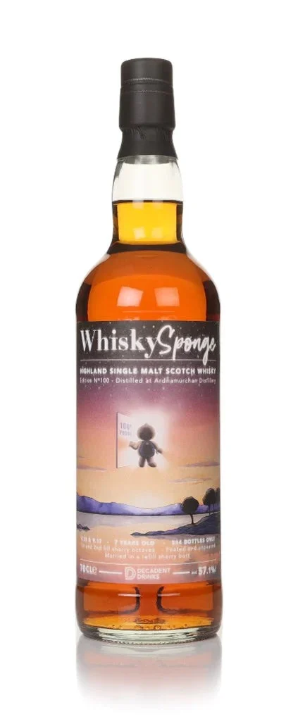 Ardnamurchan 7 Year Old V.16 & V.17 Sponge Edition No.100 Single Malt Scotch Whisky | 700ML - Whiskey