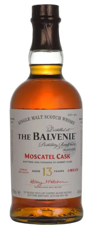 Balvenie 13 Year Old Moscatel Cask Taiwan Exclusive Single Malt Scotch Whisky | 700ML - Whiskey