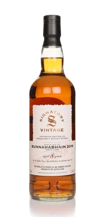 Bunnhabhain 8 Year Old 2016 - 100 Proof Edition #31 Signatory Single Malt Scotch Whisky | 700ML