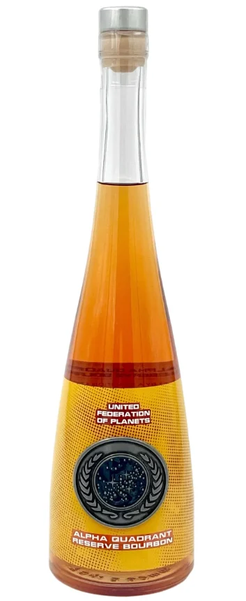 Star Trek Alpha Quadrant Reserve 114 Proof Bourbon Whiskey