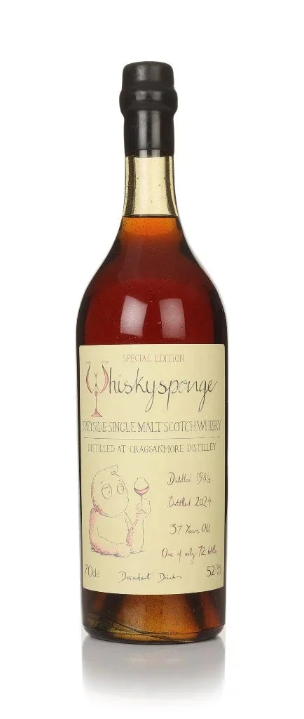 Cragganmore 37 Year Old 1986 Sponge Special Edition Single Malt Scotch Whisky | 700ML - Whiskey