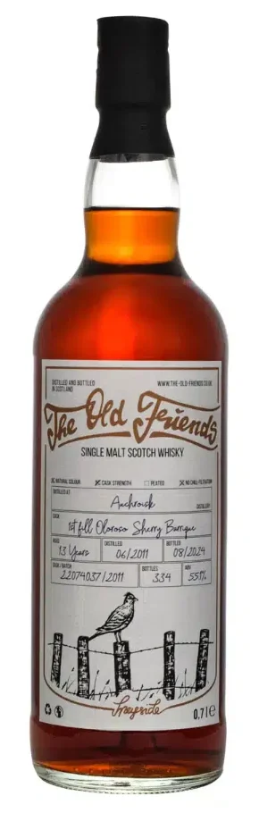 Auchroisk 13 Year Old The Old Friends 2011 Single Malt Scotch Whisky | 700ML - Whiskey