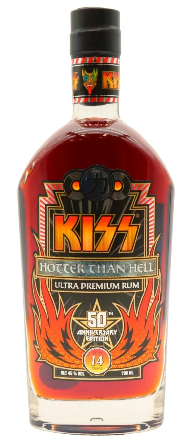 KISS Hotter Than Hell 14 Year Old Rum | 700ML