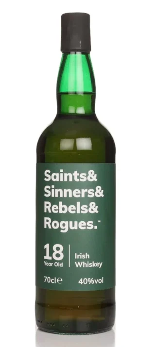 Saints & Sinners & Rebels & Rogues 18 Year Old Irish Whiskey | 700ML