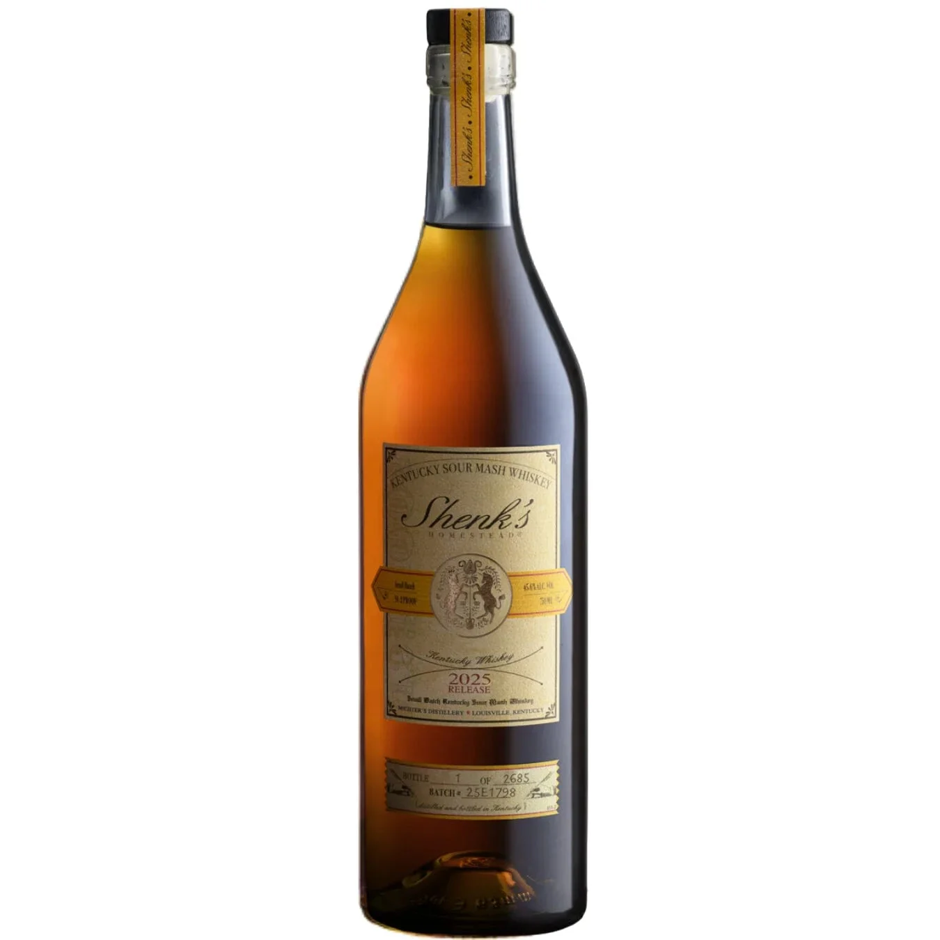 Shenk’s Homestead 2025 Release Sour Mash Whiskey