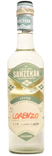 Sanzekan Destilado de Agave Cupreata Lorenzo - Spirit