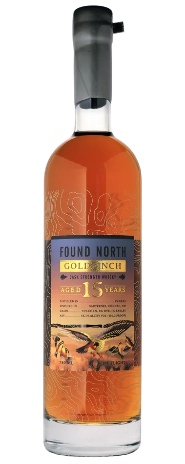 Found North Goldfinch First Flight 15 Year Old Whisky - Whiskey