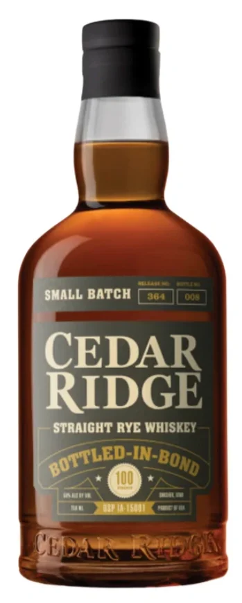 Cedar Ridge Bottled In Bond Straight Rye Whiskey