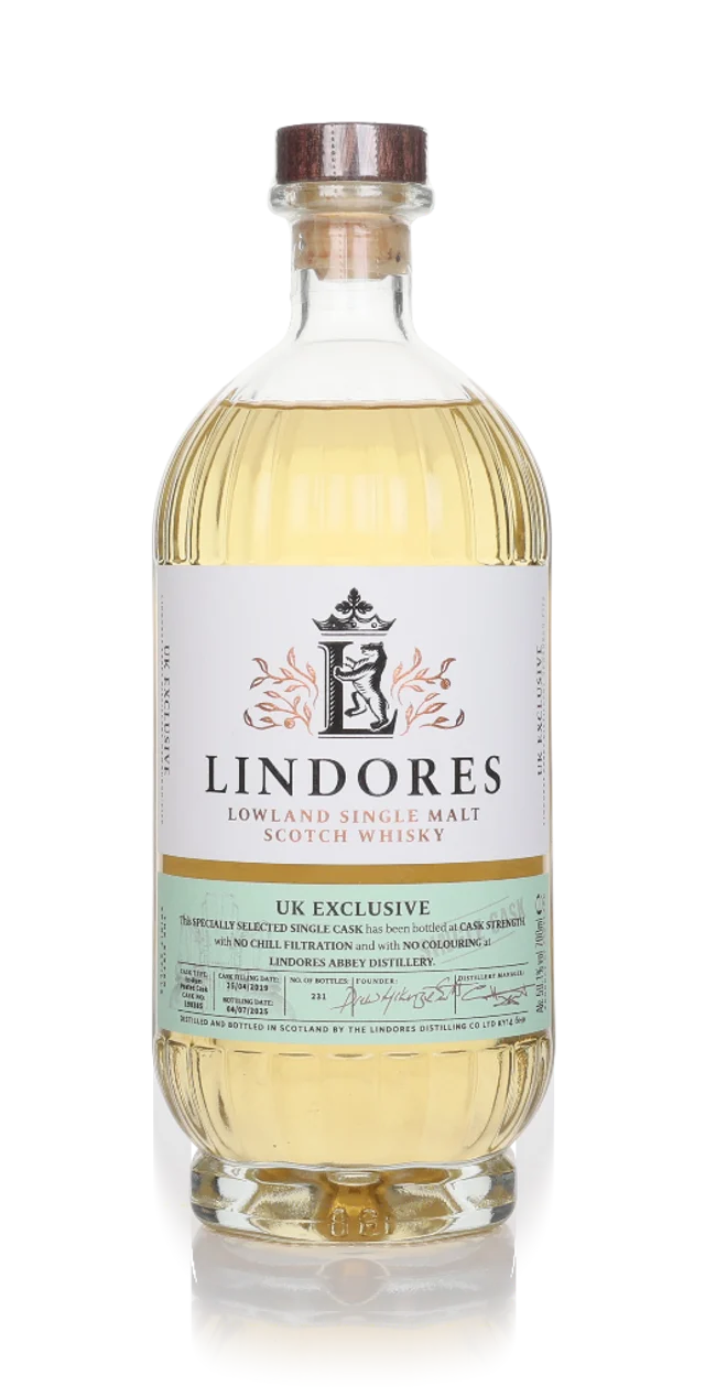 Lindores Ex Rum Peated Cask Single Malt Scotch Whisky | 700ML - Whiskey