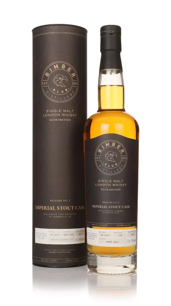 Bimber Klub Edition Release No.3 Imperial Stout Cask Single Malt Whisky | 700ML - Whiskey