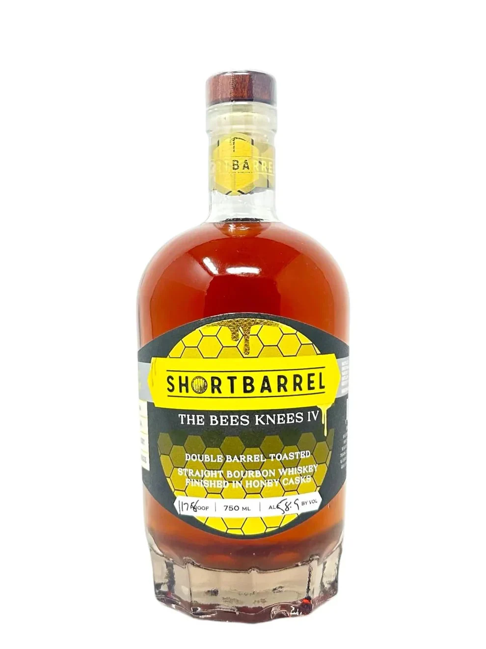 Shortbarrel The Bees Knees IV Double Barrel Toasted Finished In Honey Casks Kentucky Bourbon Whiskey