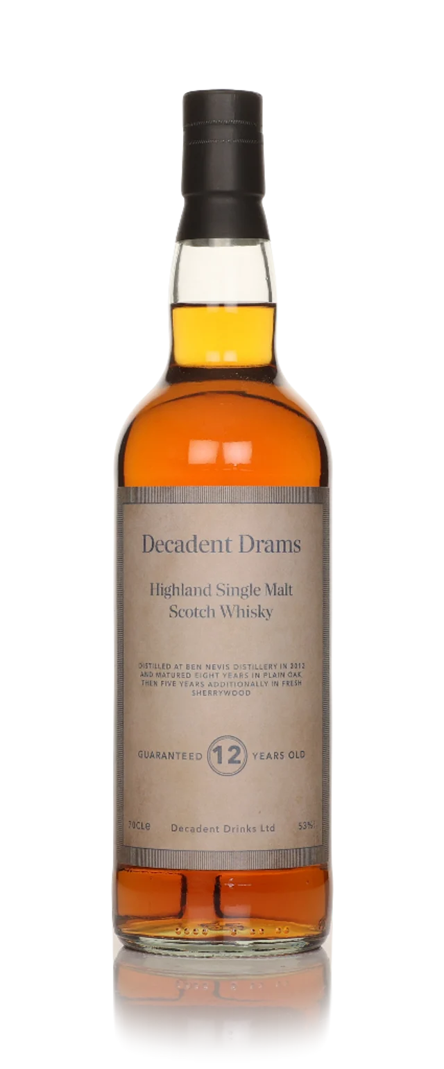 Ben Nevis 12 Year Old 2012 - Decadent Drams Single Malt Scotch Whisky | 700ML