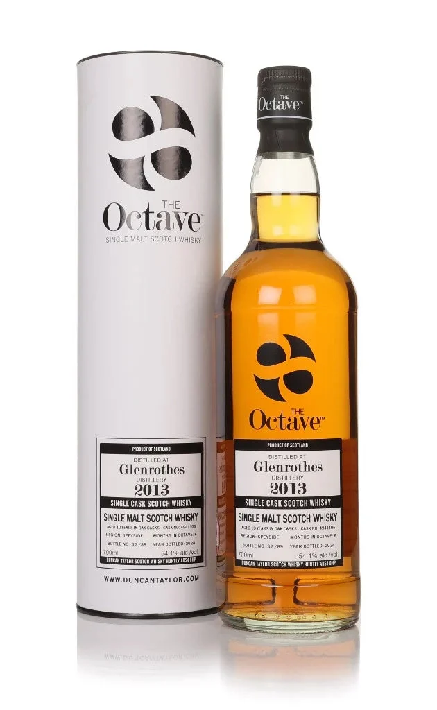 Glenrothes 10 Year Old 2013 Cask #4941106 The Octave Single Malt Scotch Whisky | 700ML - Whiskey