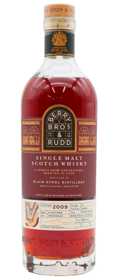 Blair Athol Berry Bros & Rudd - Crafted In Cask - Pedro Ximenez Finish 15 Year Old · 2009 Vintage Single Malt Scotch Whisky | 700ML