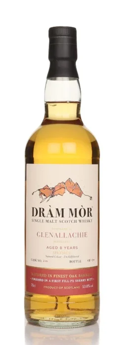 Glenallachie 8 Year Old Cask #210 Dram Mor Single Malt Scotch Whisky | 700ML - Whiskey