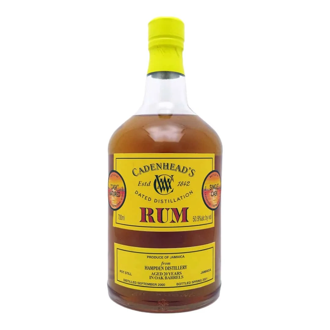 Cadenhead’s Dated Distillation Hampden 2000 20 Year Old Jamaican Rum | 700ML