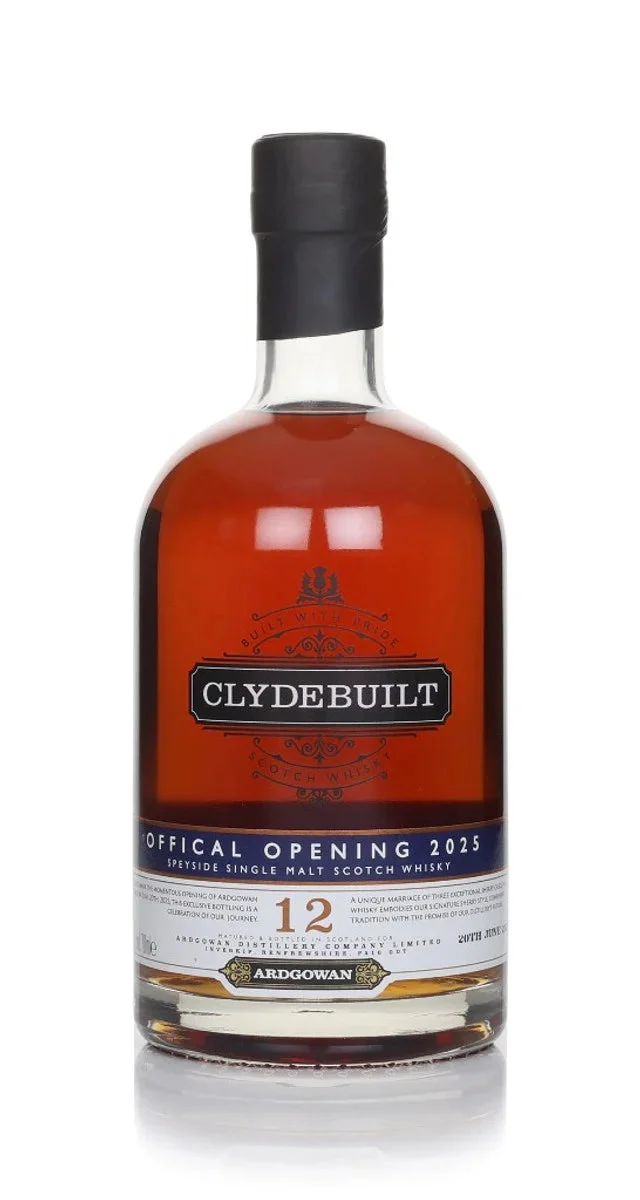 Clydebuilt 12 Year Old Official Opening Day 2025 (Ardgowan) Single Malt Scotch Whisky | 700ML - Whiskey