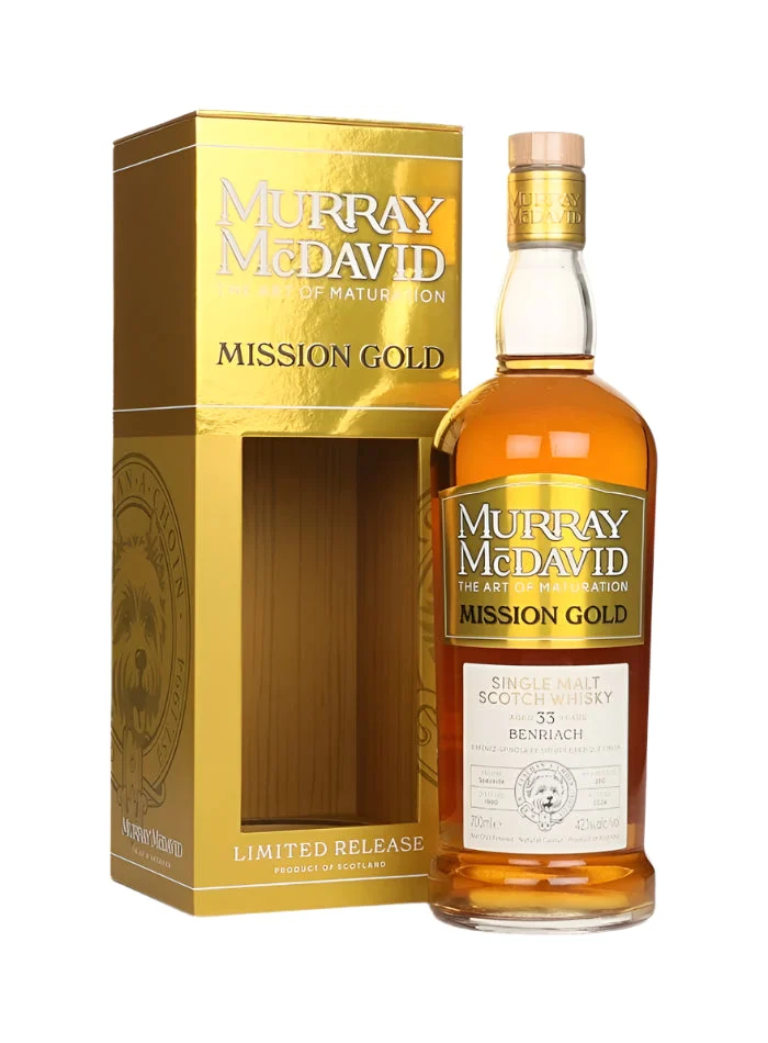 Benriach 33 Year Old 1990 - Mission Gold (Murray McDavid) Single Malt Scotch Whisky| 700ML
