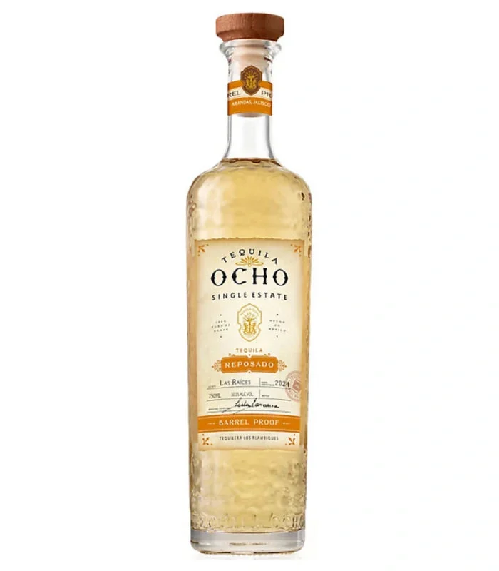 Tequila Ocho Las Raíces Barrel Proof 101 Reposado Tequila