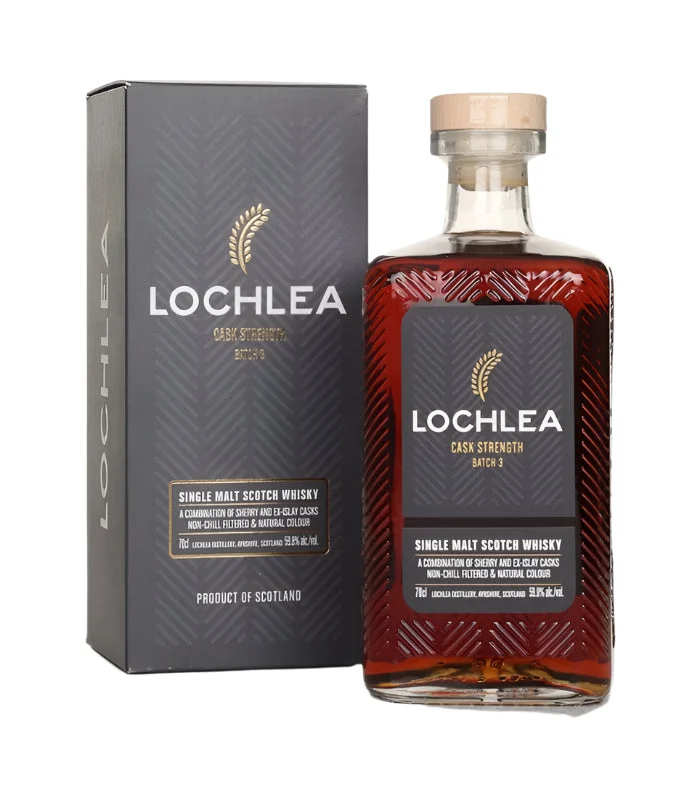 Lochlea Cask Strength Batch #3 Single Malt Scotch Whisky | 700ML - Whiskey