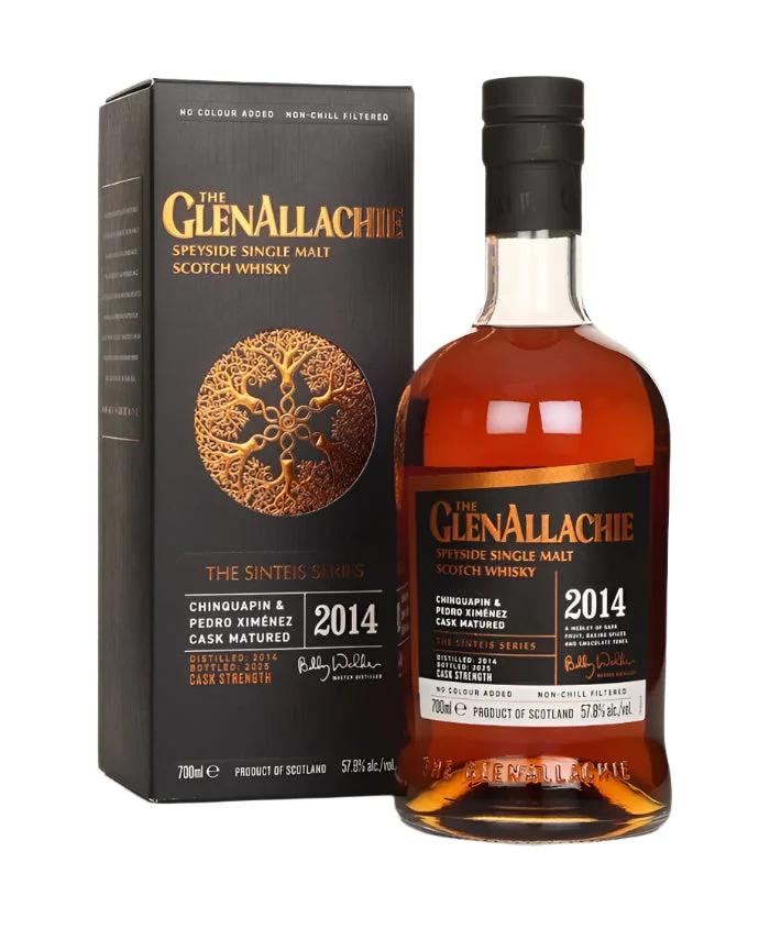 Glenallachie Sinteis Series Part One - 2014 Chinquapin and Pedro Ximenez Cask Matured Single Malt Scotch Whisky | 700ML