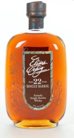 Elijah Craig 22 Year Old Single Barrel Straight Bourbon Whiskey