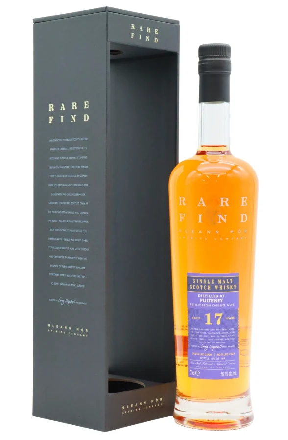 Old Pulteney Gleann Mor Rare Find Single Cask #12599 17 Year Old · 2008 Vintage Single Malt Scotch Whisky | 700ML - Whiskey