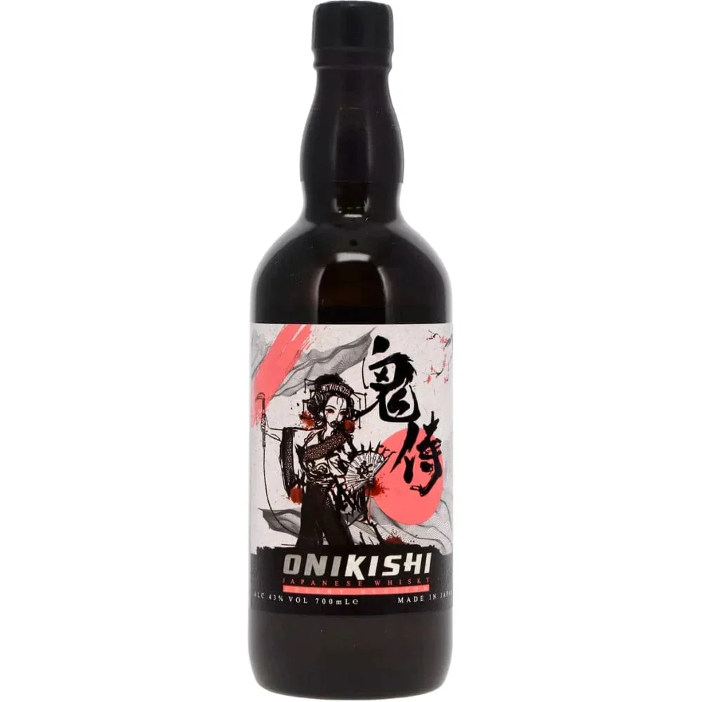 Onikishi Deadly Sakura Cherry Blossom Blend Japanese Whisky | 700ML - Whiskey