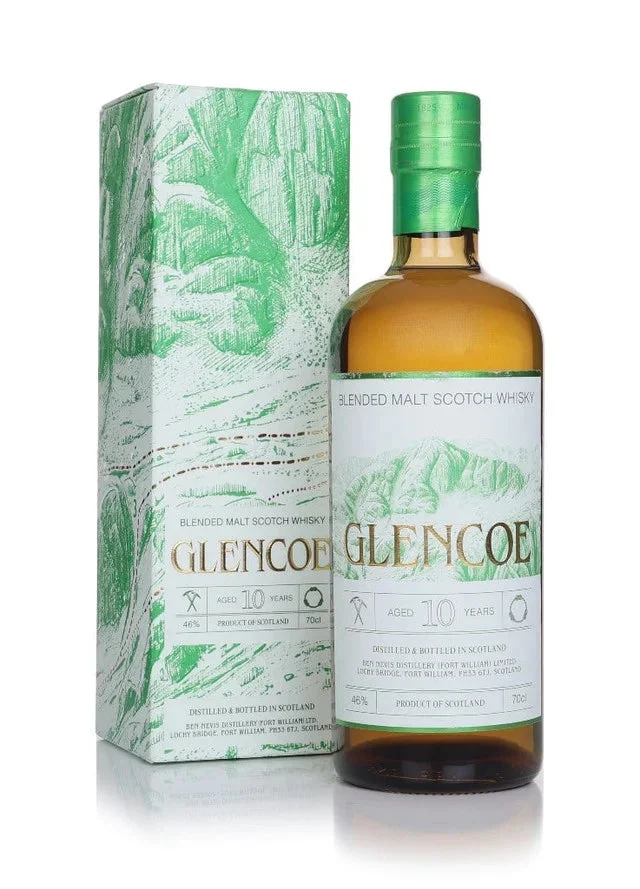 Glencoe 10 Year Old Blended Malt Scotch Whisky | 700ML - Whiskey