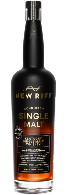 New Riff Sour Mash 2024 Release Single Malt Whisky - Whiskey