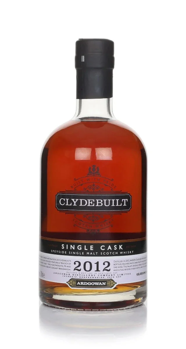 Clydebuilt 2012 Oloroso Single Cask (Ardgowan) Single Malt Scotch Whisky | 700ML - Whiskey