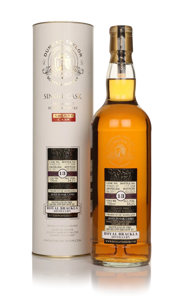 Royal Brackla 13 Year Old 2011 Cask #93900137 - Single Cask (Duncan Taylor) Single Malt Scotch Whisky | 700ML