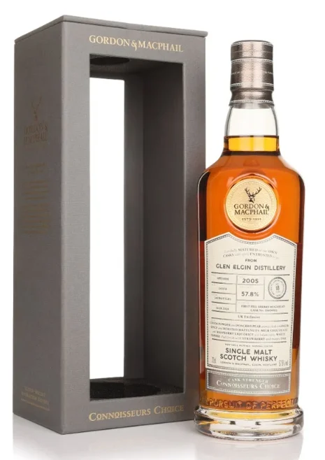 Glen Elgin 18 Year Old 2005 Cask #18604902 Connoisseurs Choice Gordon & MacPhail Single Malt Scotch Whisky | 700ML - Whiskey