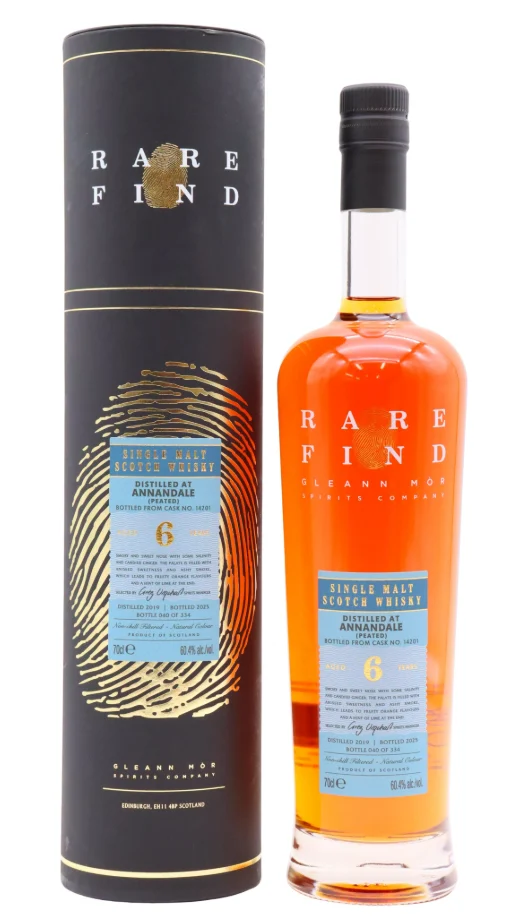 Annandale Gleann Mor Rare Find Single Cask #14201 6 Year Old · 2019 Vintage Single Malt Scotch Whisky | 700ML - Whiskey