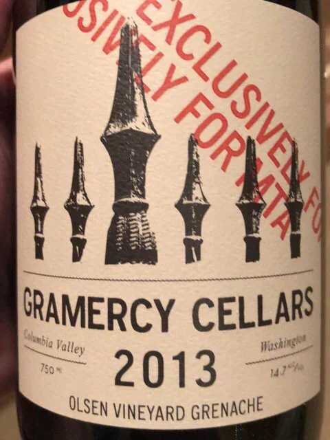 2013 | Gramercy Cellars | Olsen Vineyard Grenache - Wine