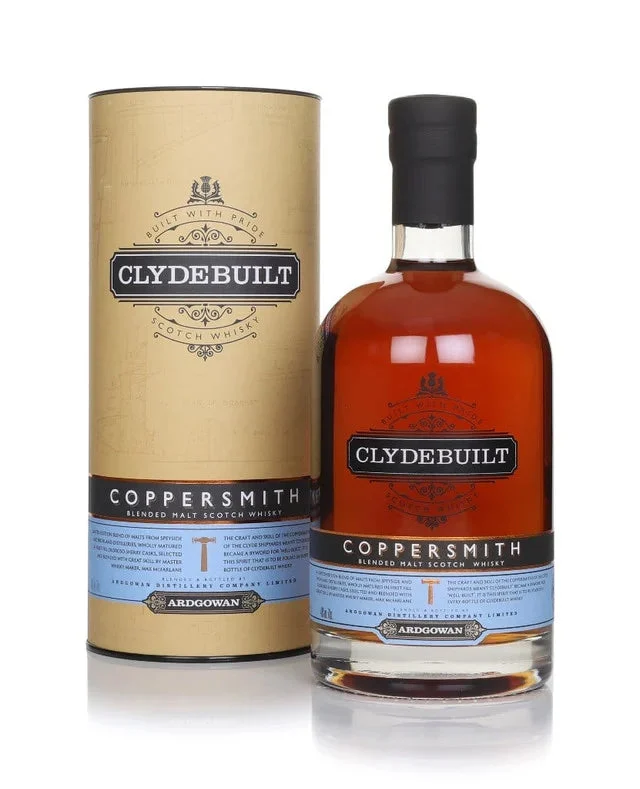 Clydebuilt Coppersmith (Ardgowan) Blended Malt Scotch Whisky | 700ML - Whiskey