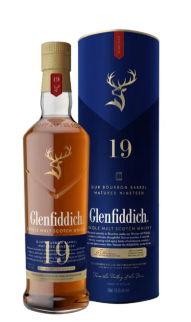 Glenfiddich Special Reserve Bourbon Barrel Matured 19 Year Old Single Malt Scotch Whisky - Whiskey