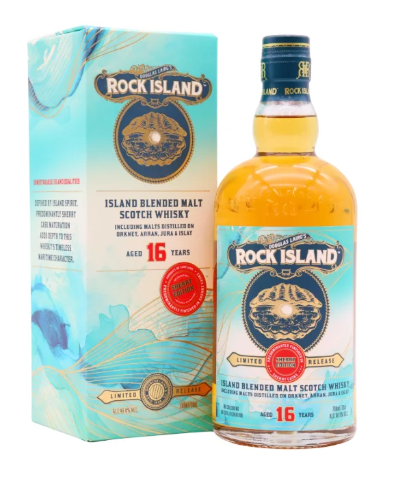 Rock Island 16 Year Old Blended Malt Scotch Whisky | 700ML - Whiskey