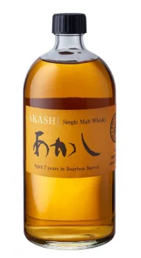 Akashi Aged In Bourbon Barrel 7 Year Old Single Malt Japanese Whiskey