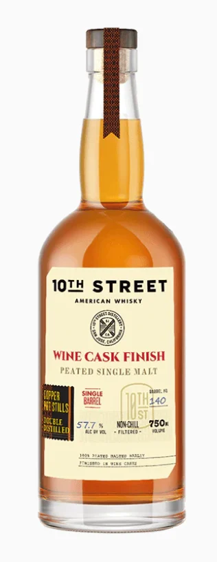 10th Street Wine Cask Finish #99 Single Malt Peated Whiskey
