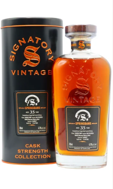 Springbank Signatory Vintage Symington's Choice Single Cask 35 Year Old 1989 Vintage Single Malt Scotch Whisky | 700ML - Whiskey