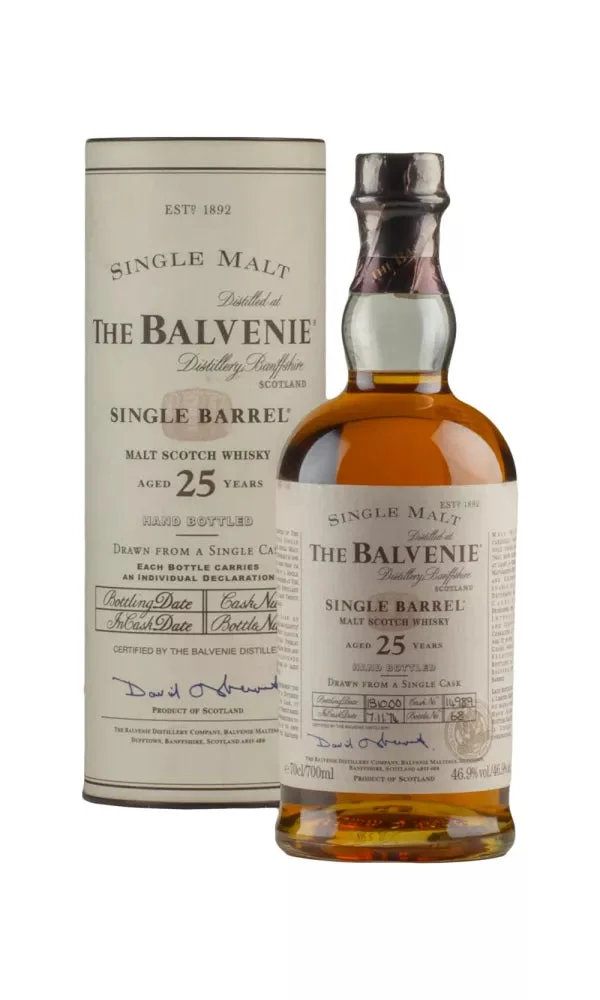 Balvenie 25 Year Old Single Barrel #14989 1974 Single Malt Scotch Whisky | 700ML - Whiskey
