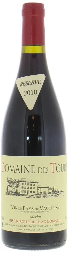 2010 | Domaine des Tours | Reserve Merlot - Wine